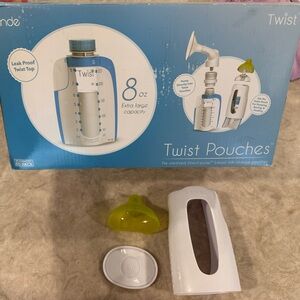 Kiinde Twist Pouches XL 8oz breastmilk pump baby food storage
